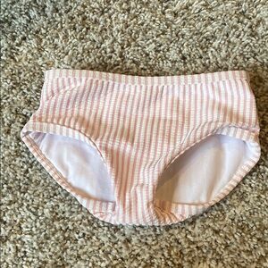 Ruffle Butts Toddler Pink Striped Bottoms